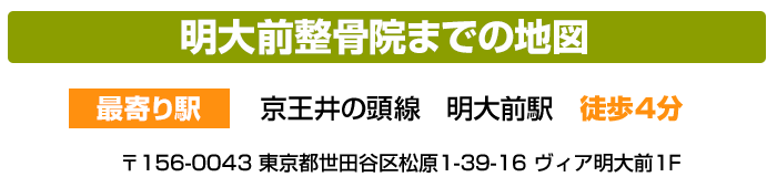 明大前整骨院